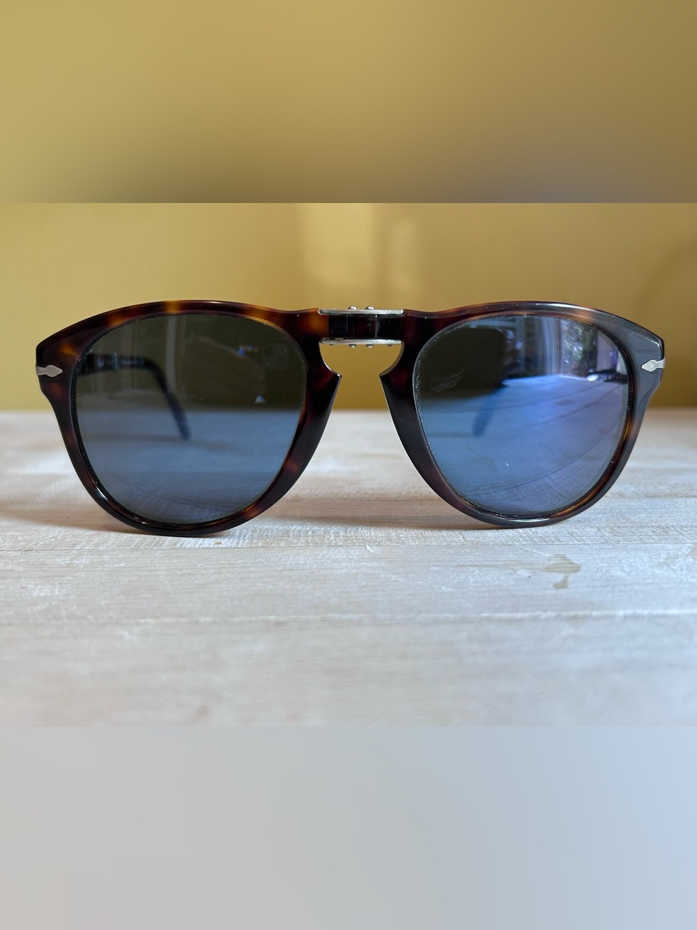 Persol 714 Steve McQueen, grey/blue lense